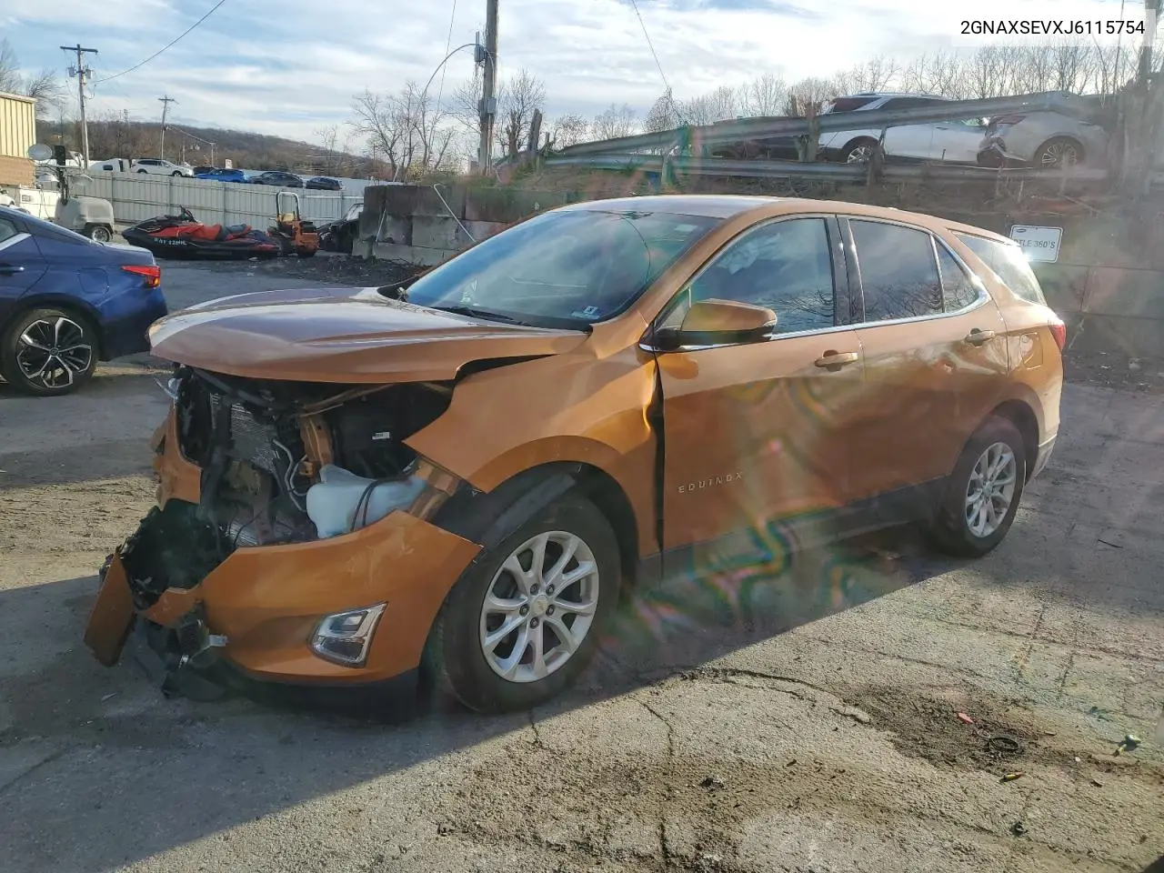 2GNAXSEVXJ6115754 2018 Chevrolet Equinox Lt