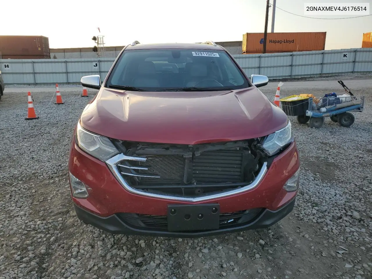 2GNAXMEV4J6176514 2018 Chevrolet Equinox Premier