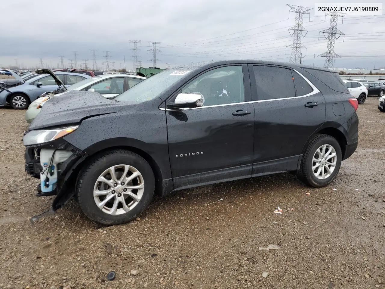 2GNAXJEV7J6190809 2018 Chevrolet Equinox Lt