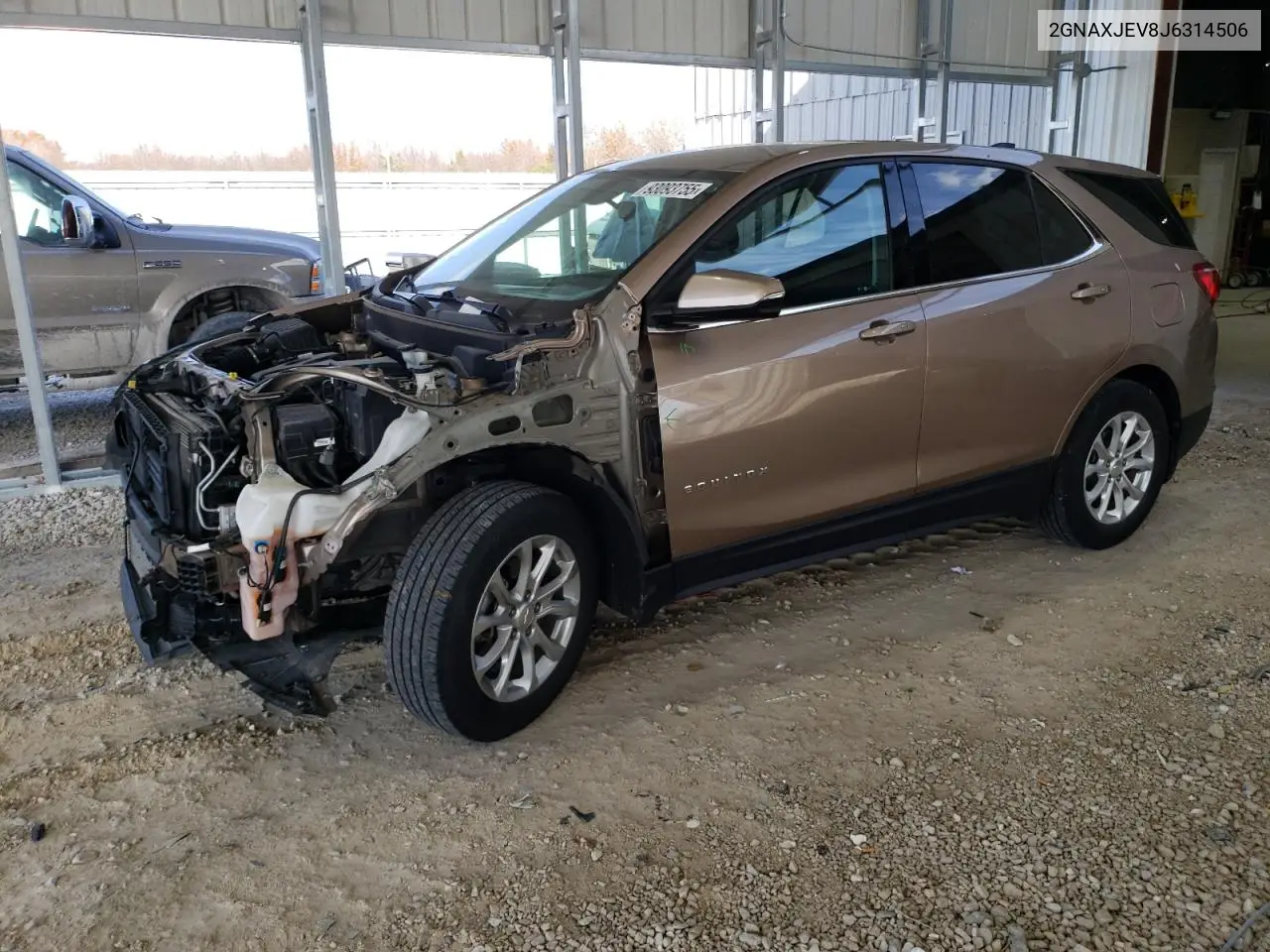 2GNAXJEV8J6314506 2018 Chevrolet Equinox Lt