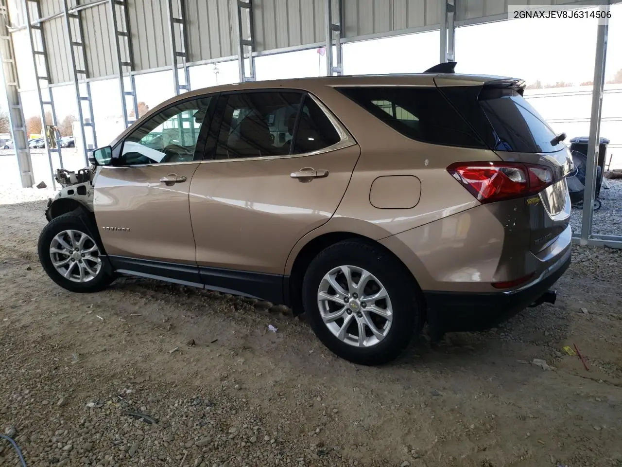 2GNAXJEV8J6314506 2018 Chevrolet Equinox Lt