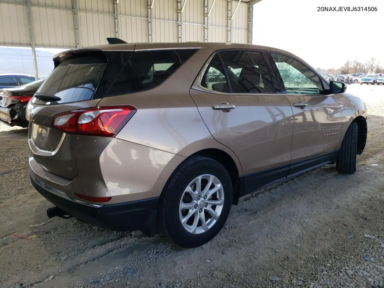 2GNAXJEV8J6314506 2018 Chevrolet Equinox Lt