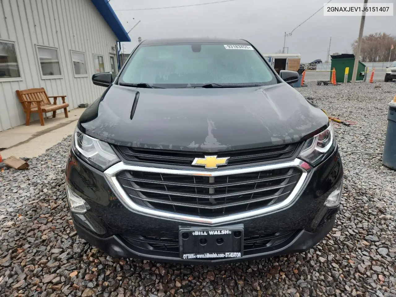 2GNAXJEV1J6151407 2018 Chevrolet Equinox Lt