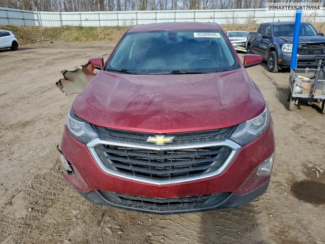 2GNAXTEX8J6176964 2018 Chevrolet Equinox Lt