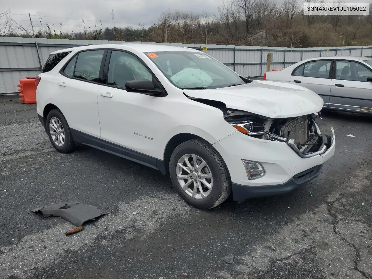 3GNAXREV1JL105022 2018 Chevrolet Equinox Ls