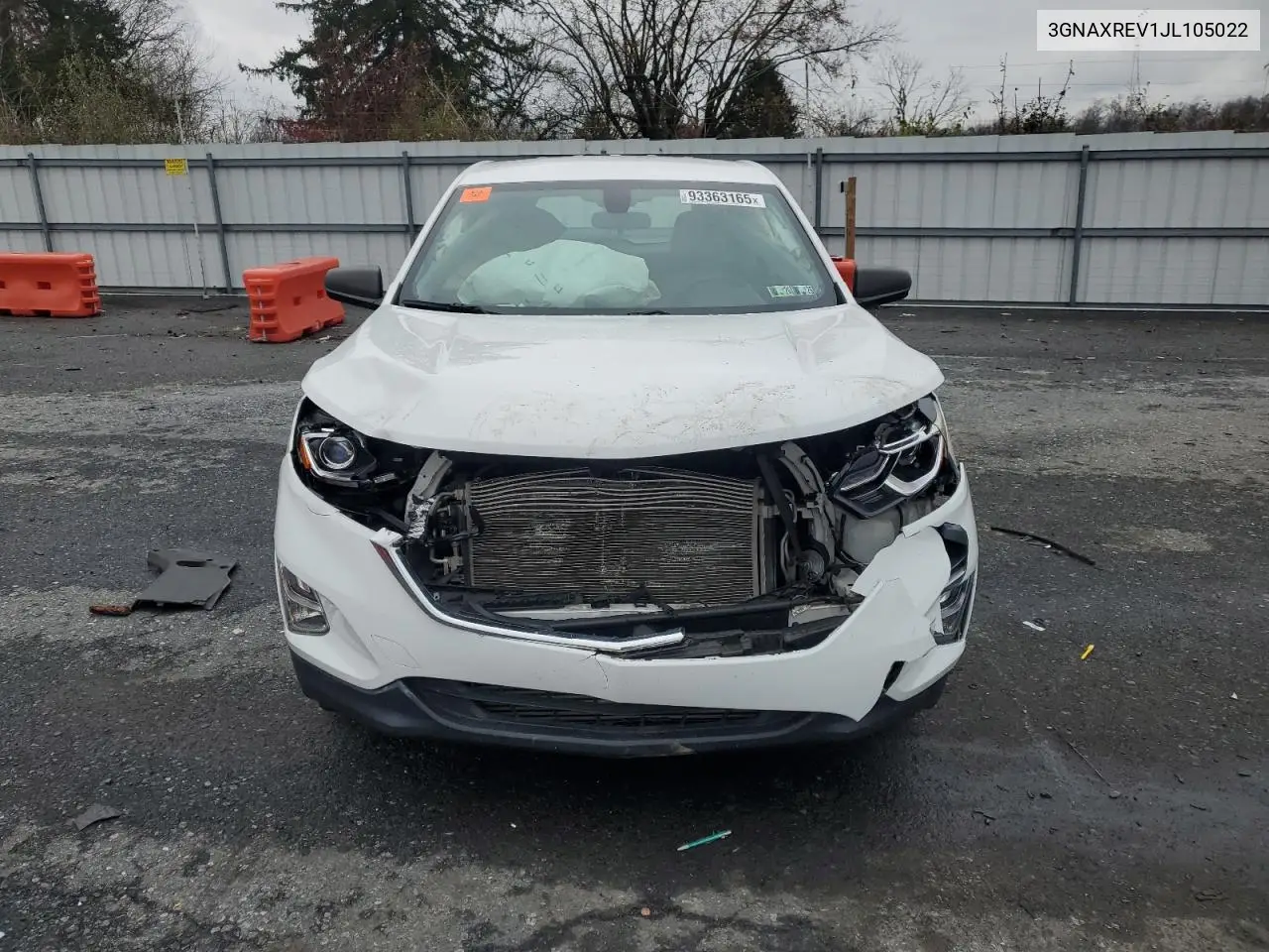 3GNAXREV1JL105022 2018 Chevrolet Equinox Ls
