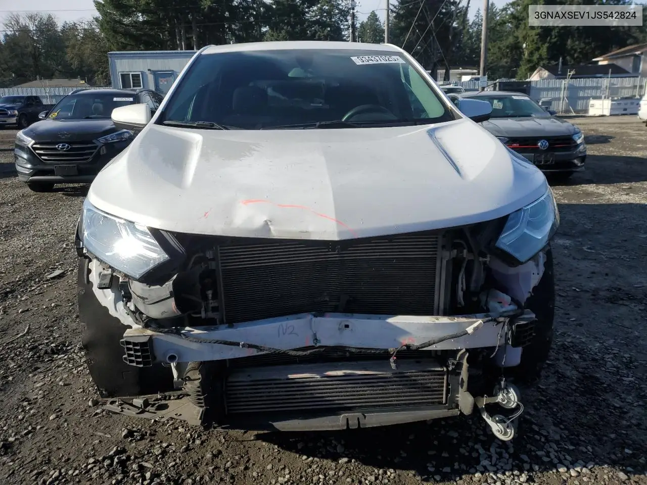 3GNAXSEV1JS542824 2018 Chevrolet Equinox Lt