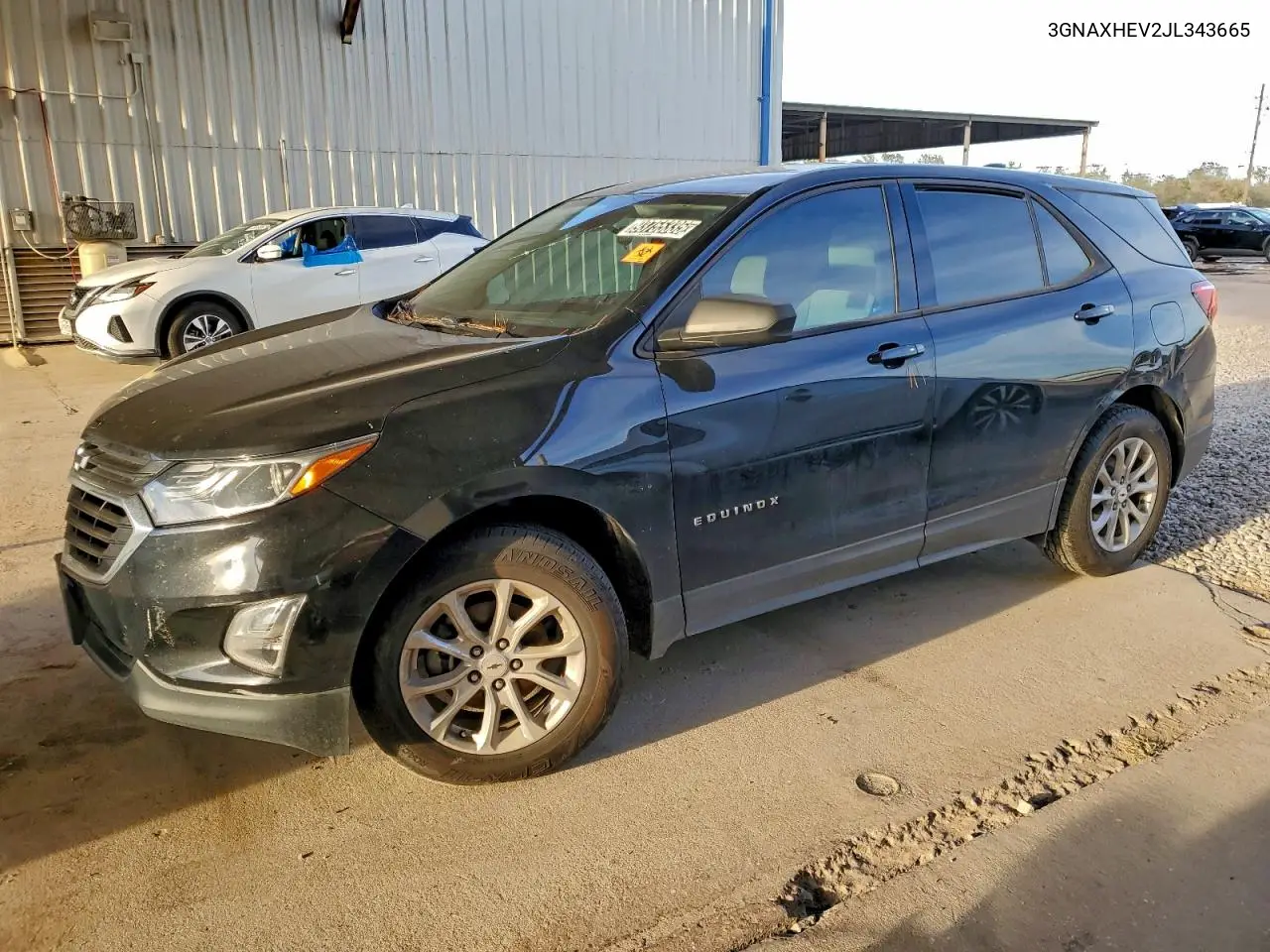 3GNAXHEV2JL343665 2018 Chevrolet Equinox Ls