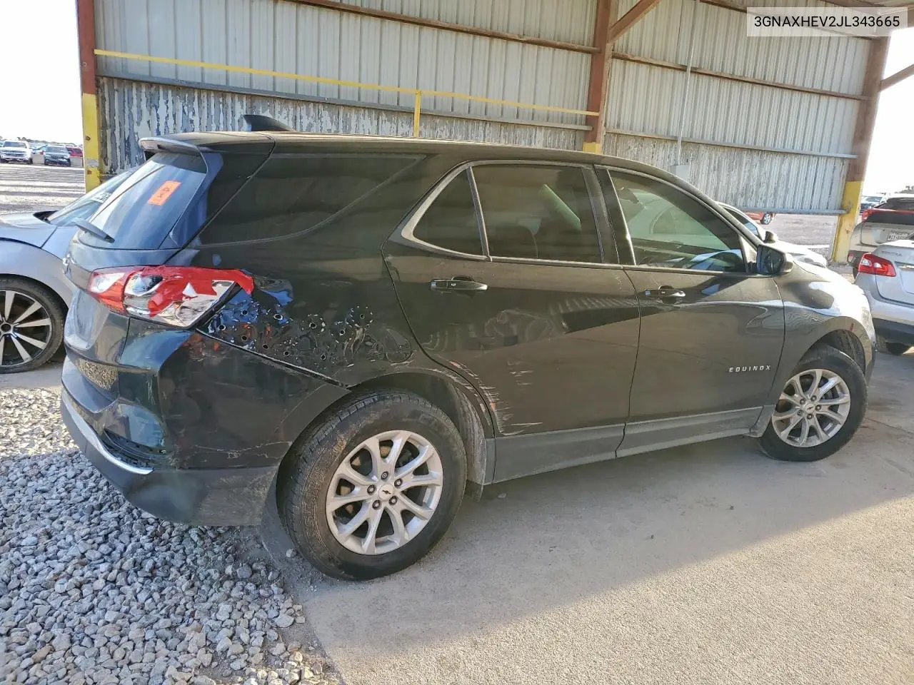 3GNAXHEV2JL343665 2018 Chevrolet Equinox Ls