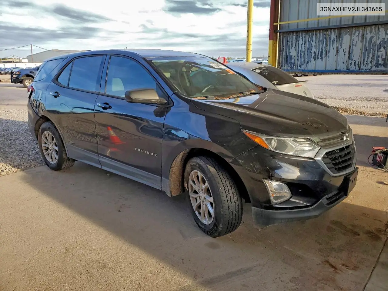 3GNAXHEV2JL343665 2018 Chevrolet Equinox Ls