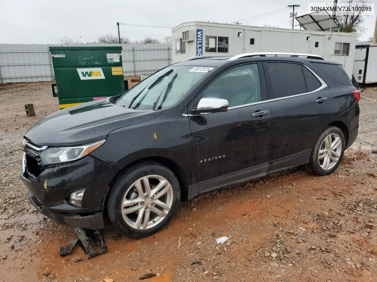 3GNAXMEV7JL100295 2018 Chevrolet Equinox Premier