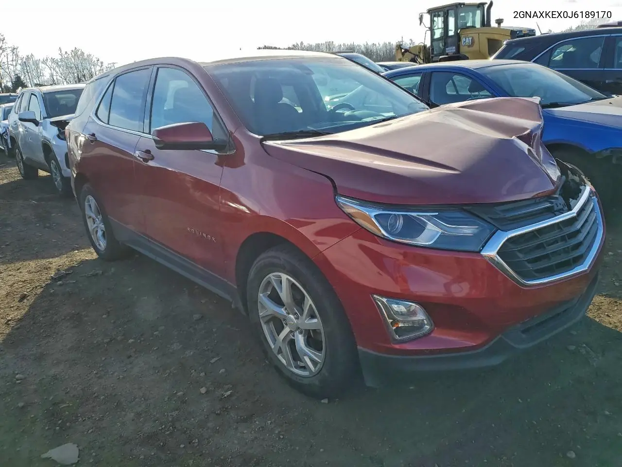 2GNAXKEX0J6189170 2018 Chevrolet Equinox Lt