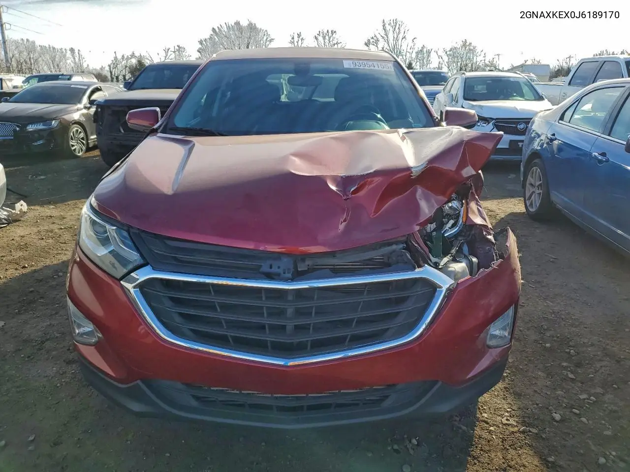 2GNAXKEX0J6189170 2018 Chevrolet Equinox Lt