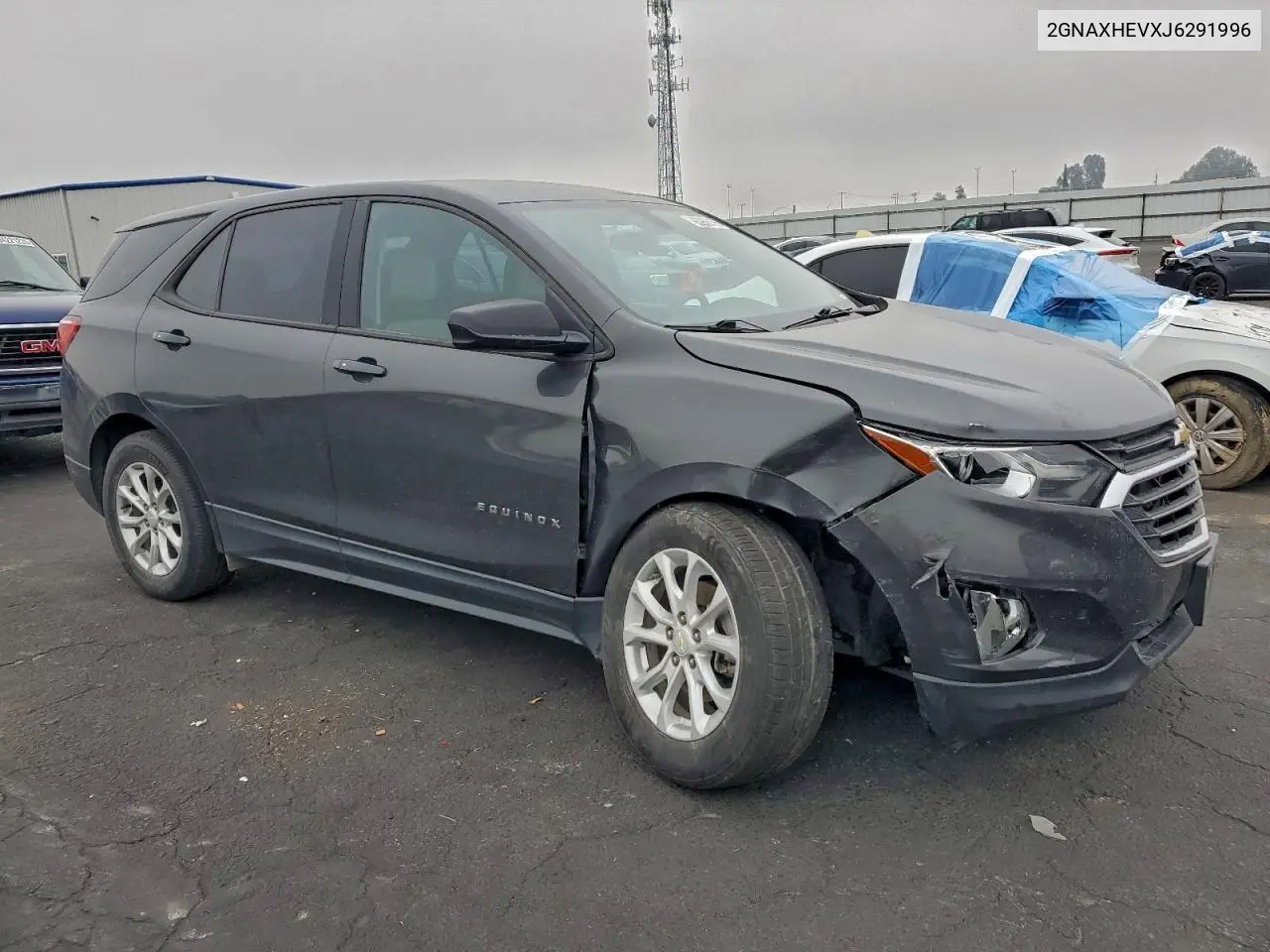 2GNAXHEVXJ6291996 2018 Chevrolet Equinox Ls