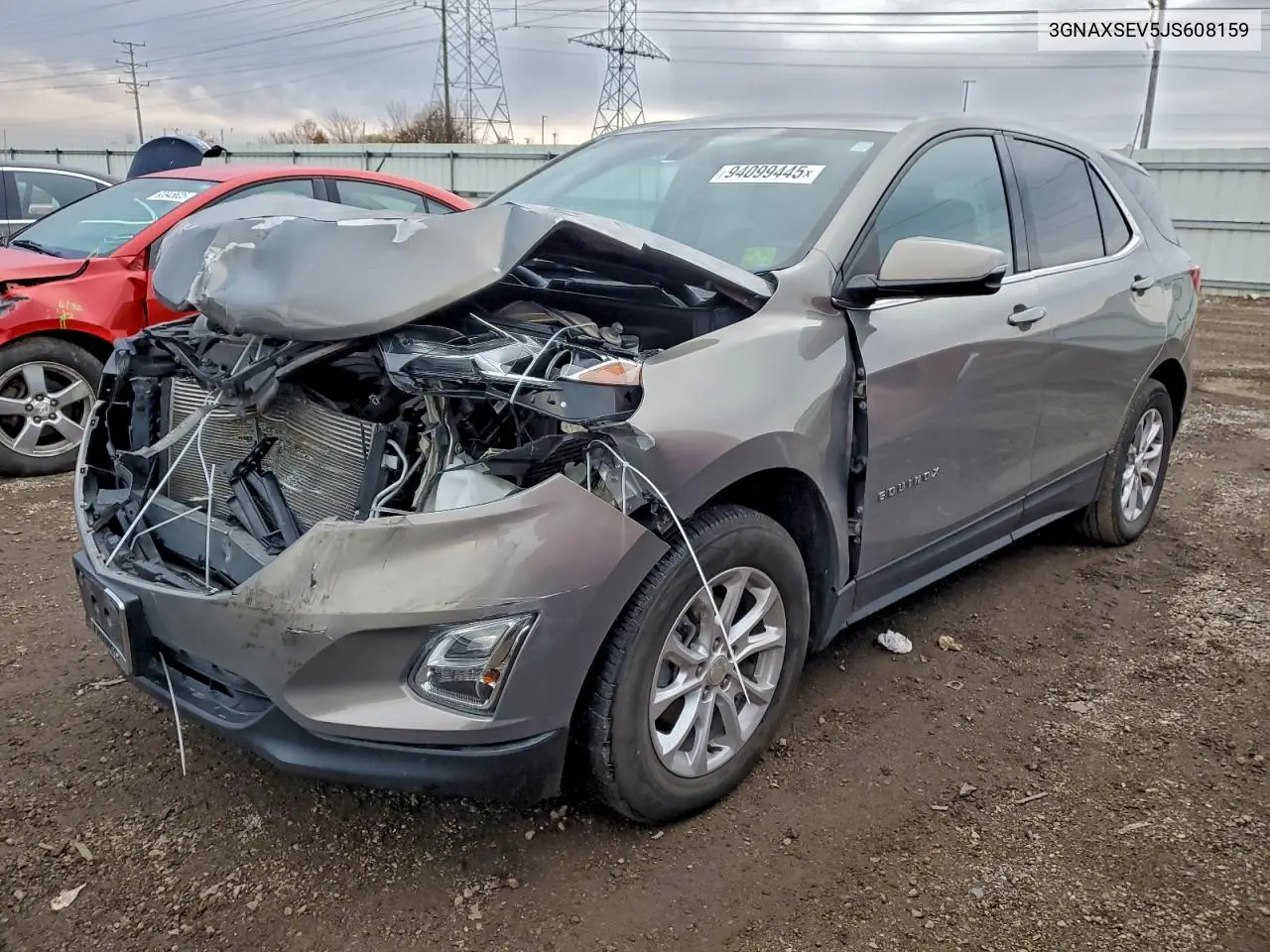 3GNAXSEV5JS608159 2018 Chevrolet Equinox Lt