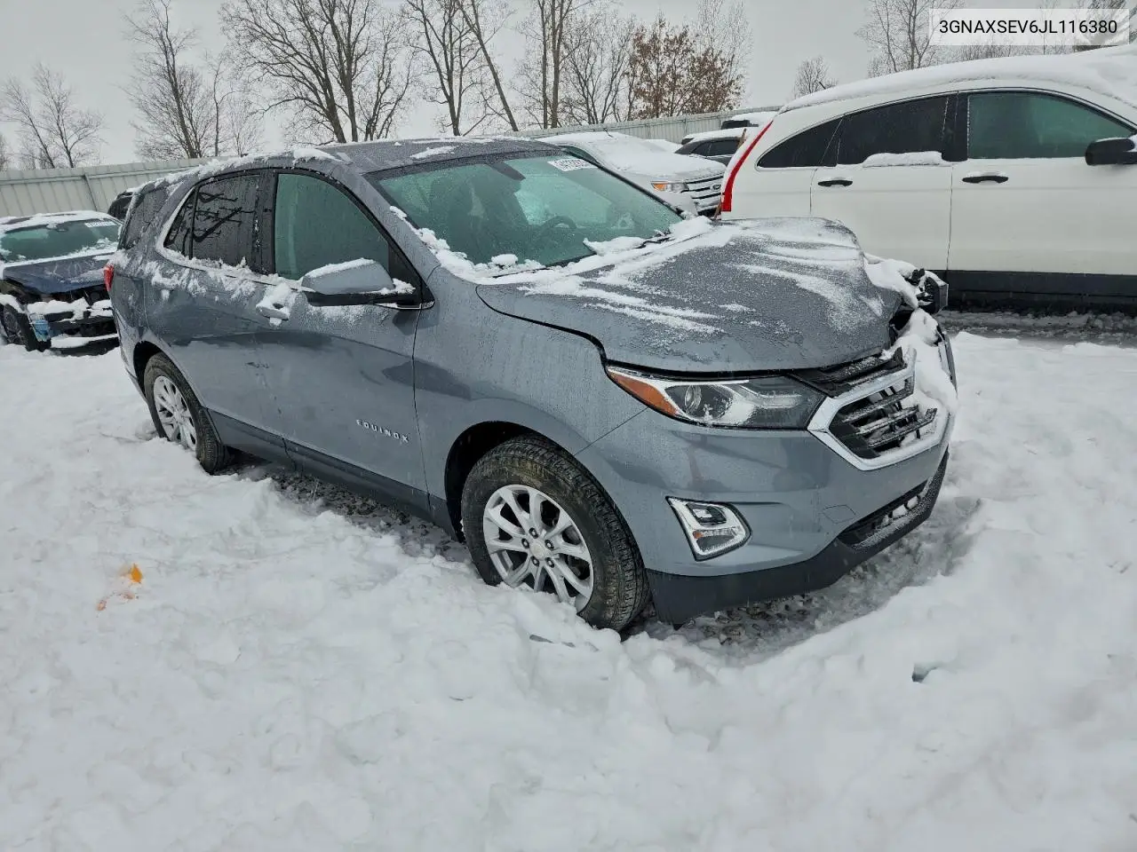 3GNAXSEV6JL116380 2018 Chevrolet Equinox Lt