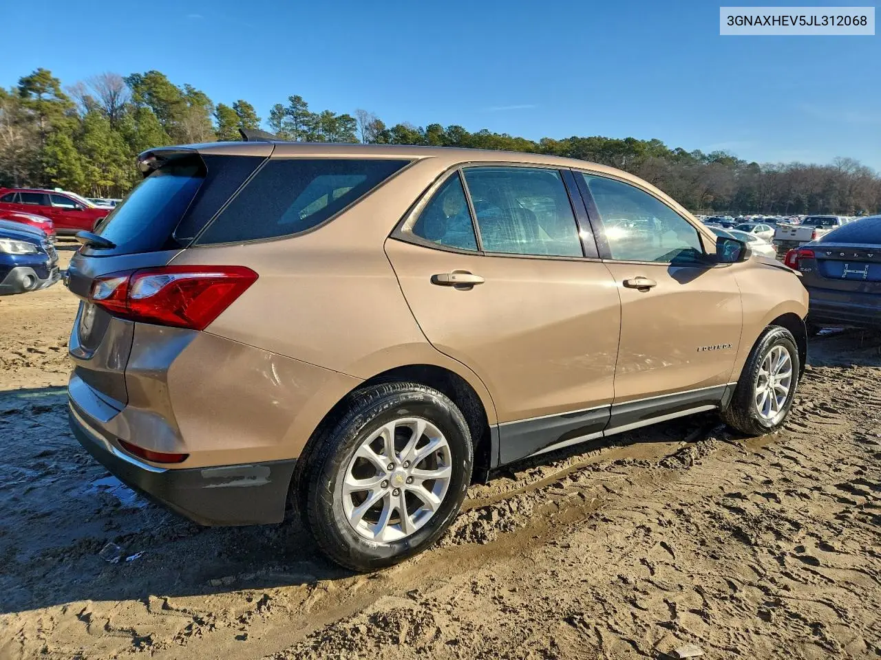 3GNAXHEV5JL312068 2018 Chevrolet Equinox Ls