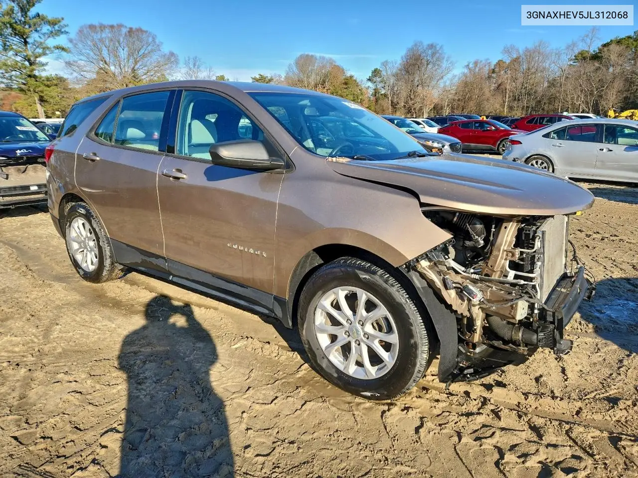 3GNAXHEV5JL312068 2018 Chevrolet Equinox Ls