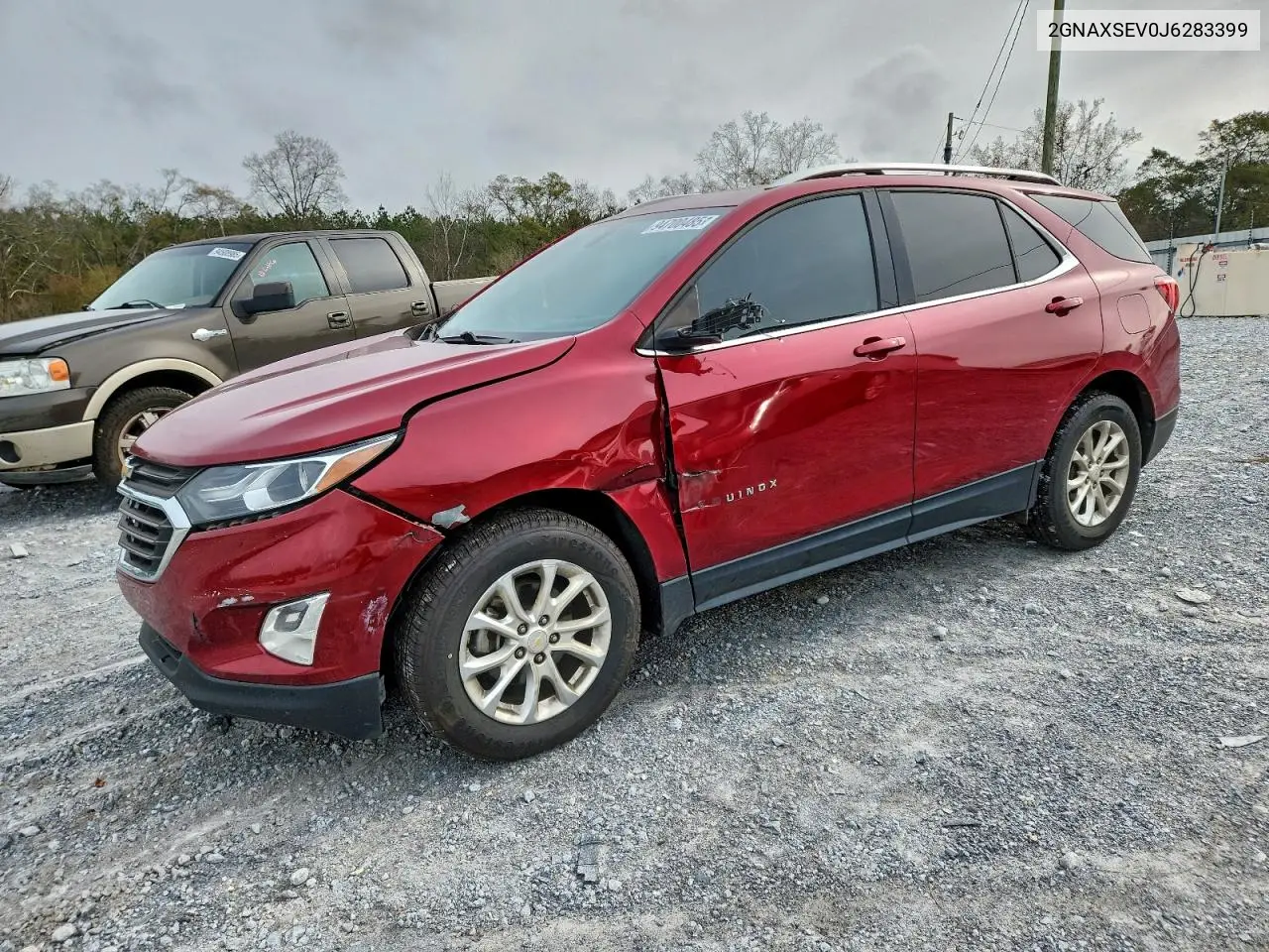 2GNAXSEV0J6283399 2018 Chevrolet Equinox Lt