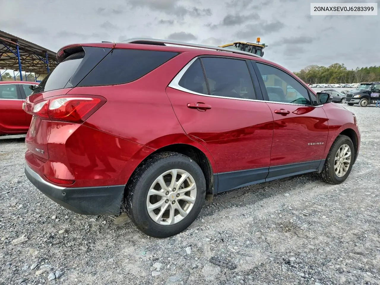 2GNAXSEV0J6283399 2018 Chevrolet Equinox Lt