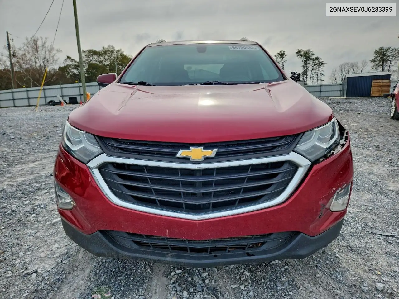 2GNAXSEV0J6283399 2018 Chevrolet Equinox Lt