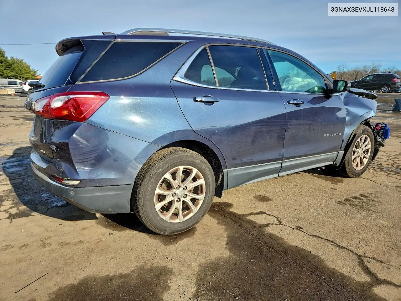 3GNAXSEVXJL118648 2018 Chevrolet Equinox Lt