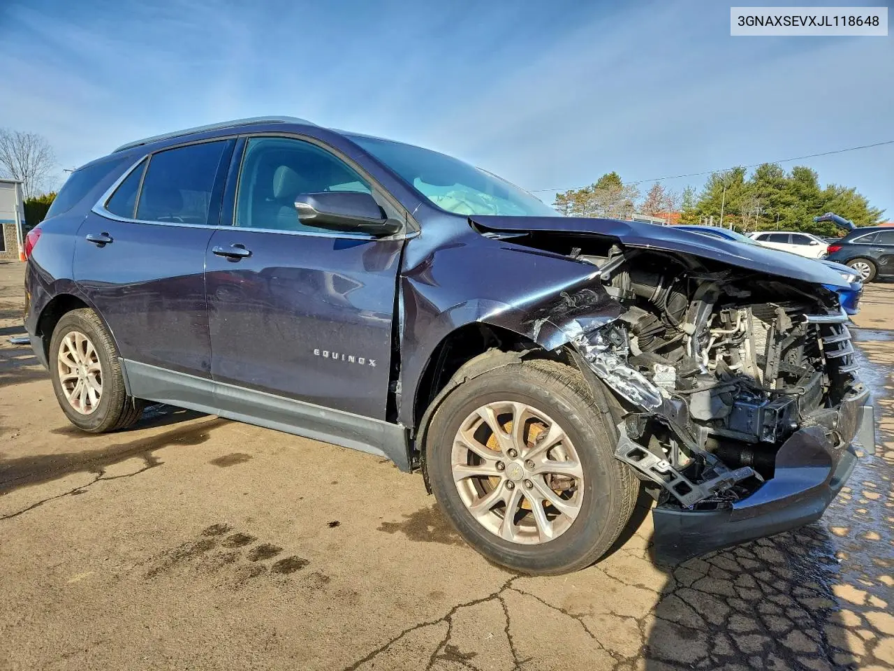3GNAXSEVXJL118648 2018 Chevrolet Equinox Lt