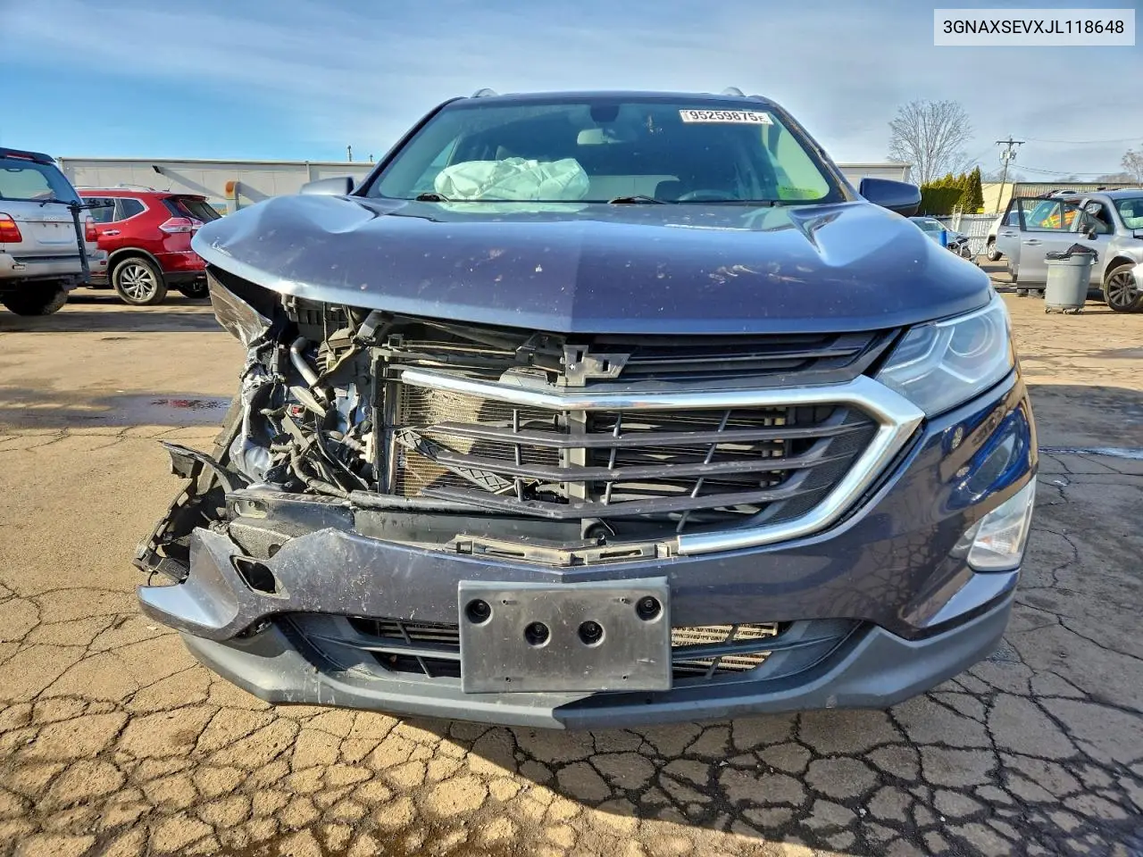 3GNAXSEVXJL118648 2018 Chevrolet Equinox Lt