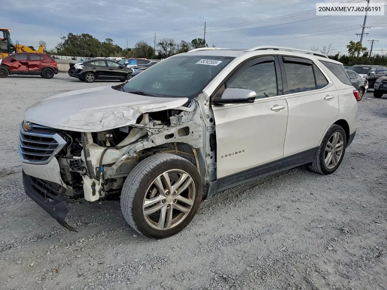 2GNAXMEV7J6266191 2018 Chevrolet Equinox Premier