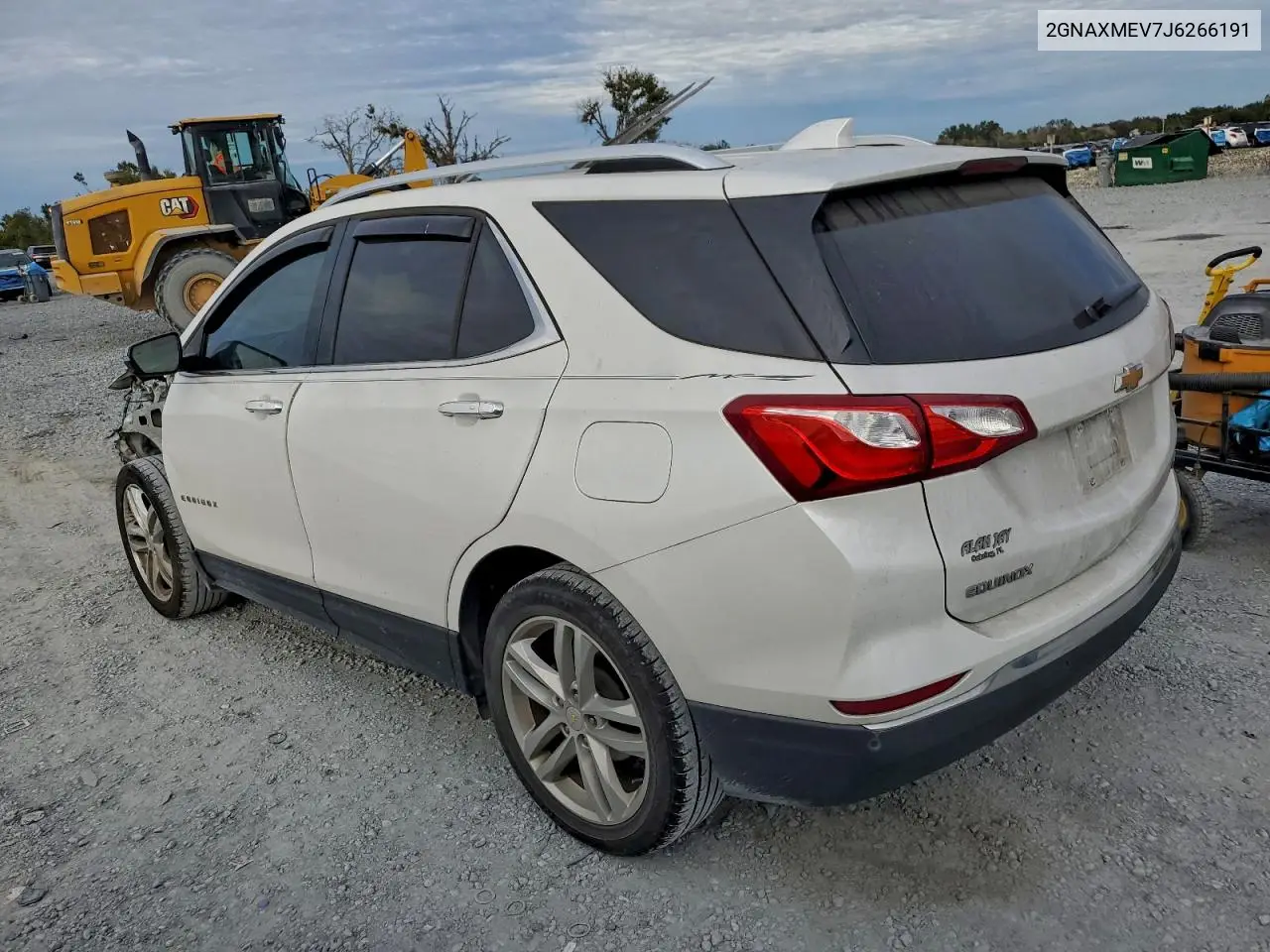 2GNAXMEV7J6266191 2018 Chevrolet Equinox Premier