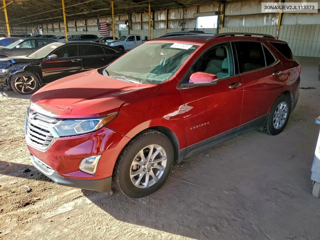 3GNAXJEV2JL113373 2018 Chevrolet Equinox Lt