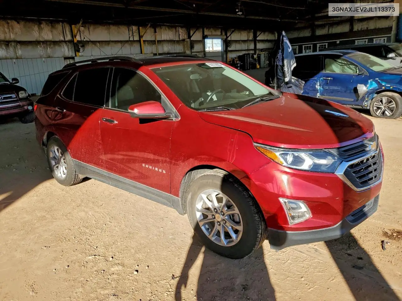 3GNAXJEV2JL113373 2018 Chevrolet Equinox Lt