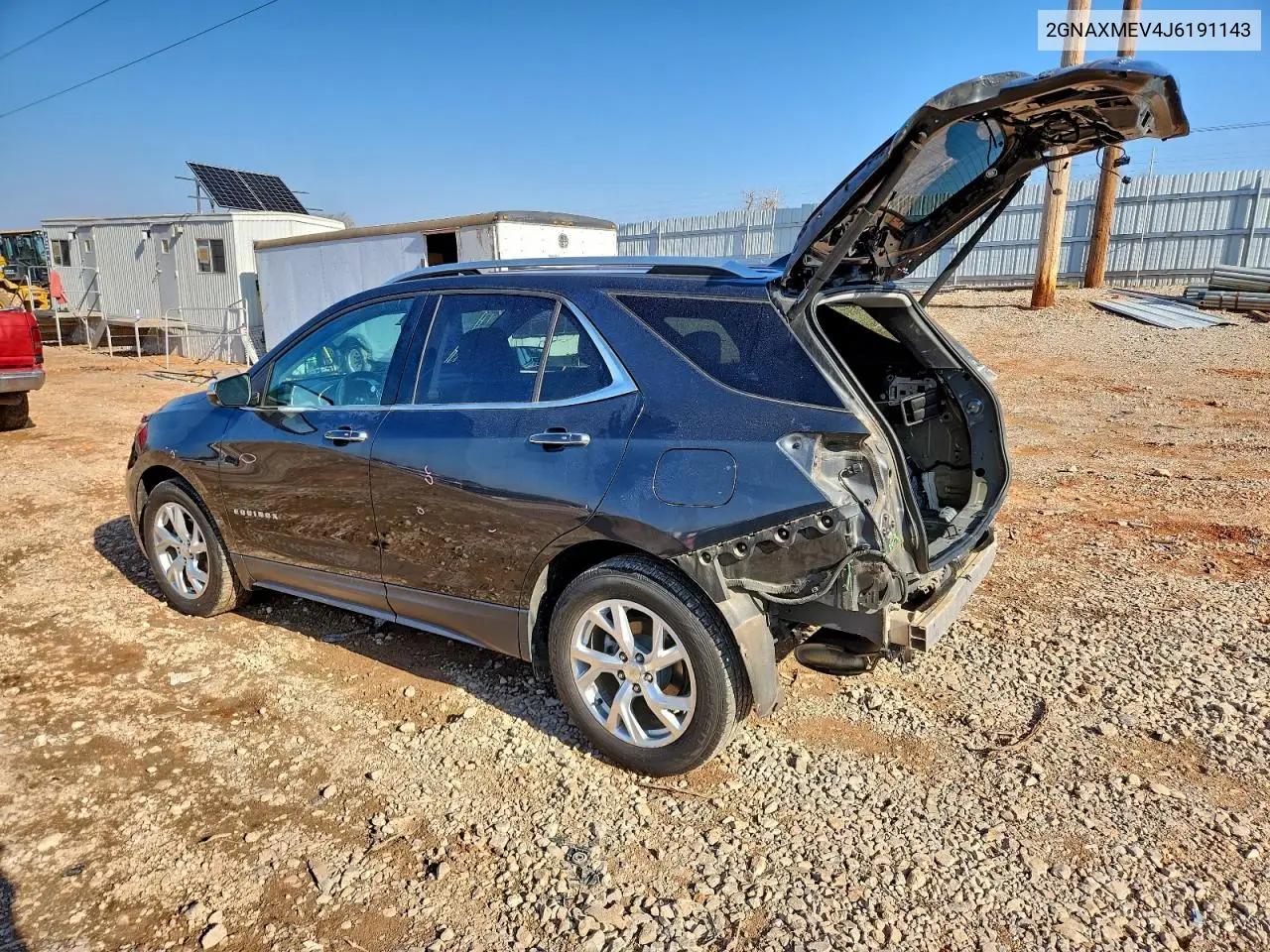 2GNAXMEV4J6191143 2018 Chevrolet Equinox Premier