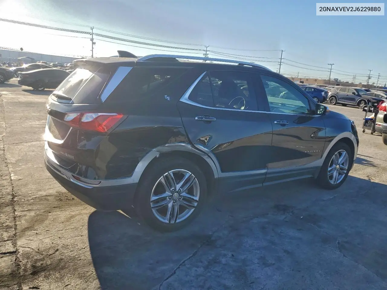 2GNAXVEV2J6229880 2018 Chevrolet Equinox Premier