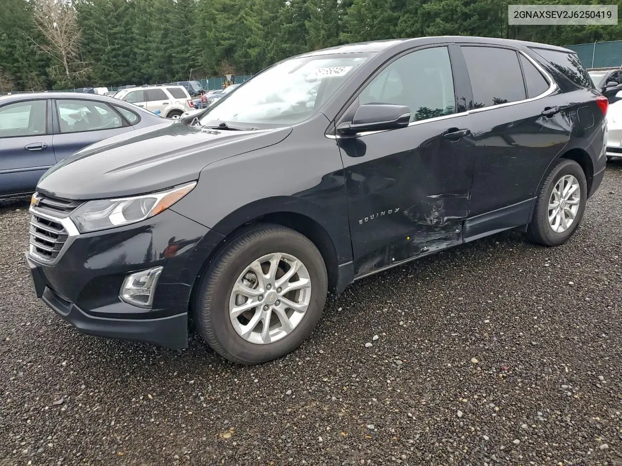 2GNAXSEV2J6250419 2018 Chevrolet Equinox Lt