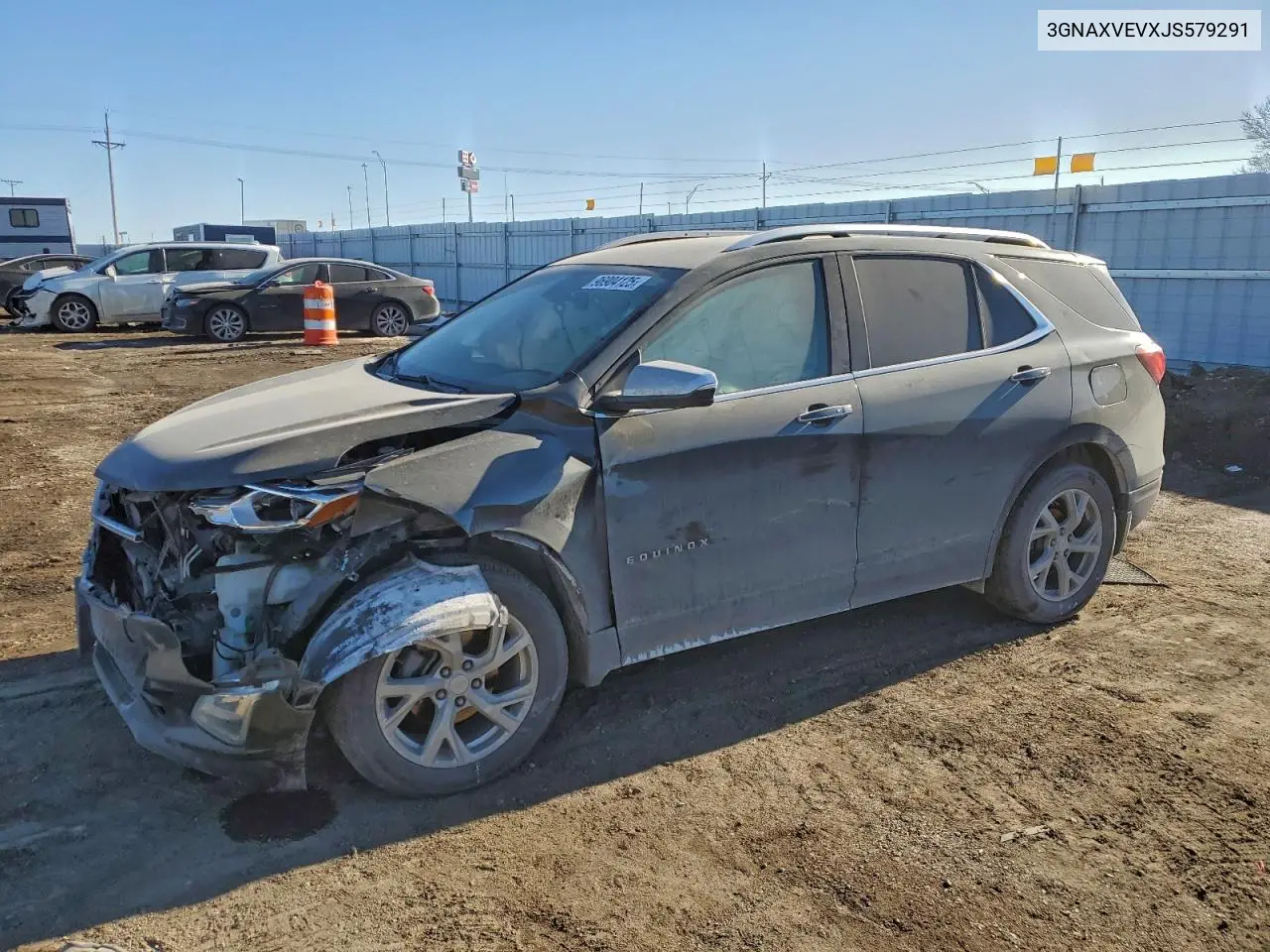 3GNAXVEVXJS579291 2018 Chevrolet Equinox Premier
