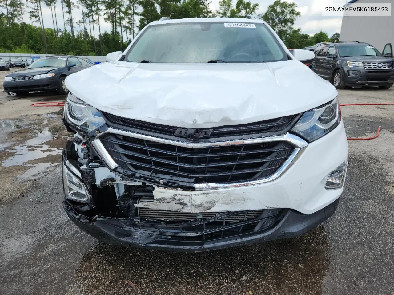 2GNAXKEV5K6185423 2019 Chevrolet Equinox Lt