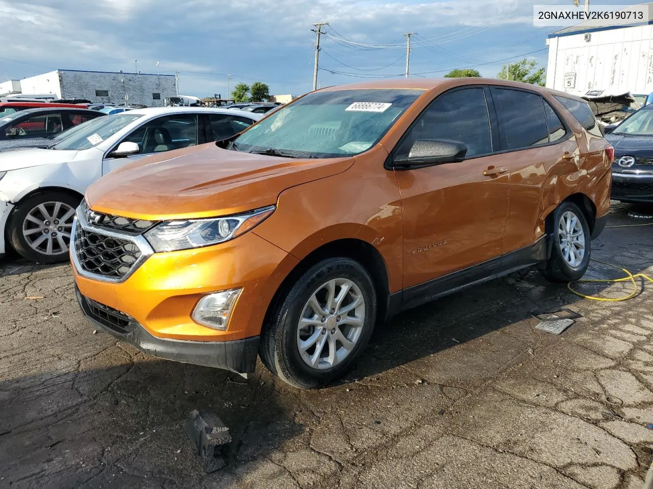 2019 Chevrolet Equinox Ls VIN: 2GNAXHEV2K6190713 Lot: 68866774