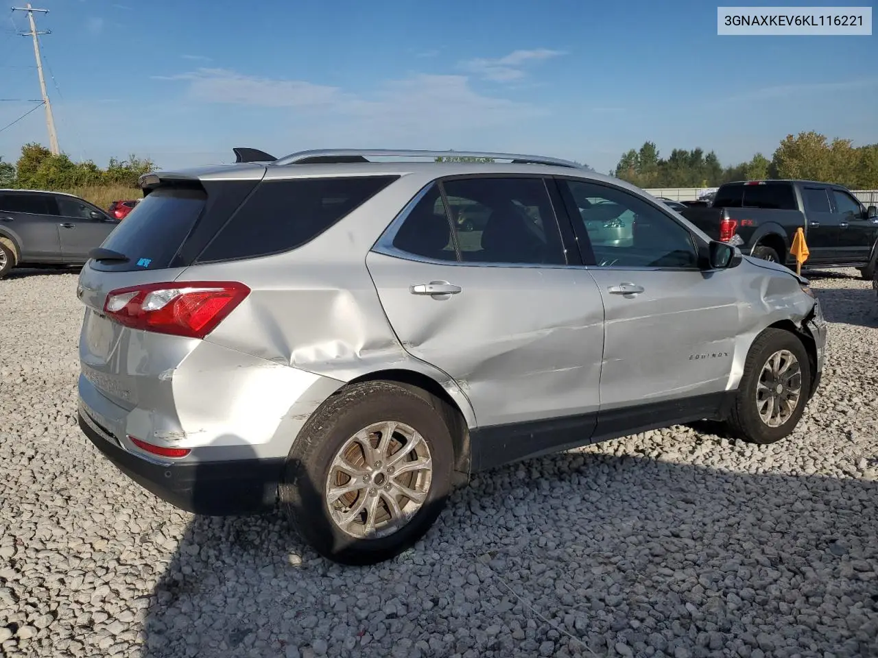 3GNAXKEV6KL116221 2019 Chevrolet Equinox Lt