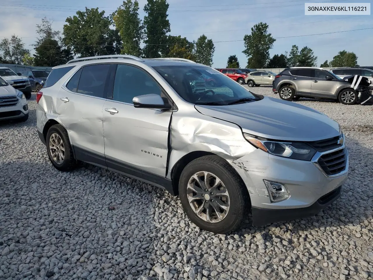 3GNAXKEV6KL116221 2019 Chevrolet Equinox Lt