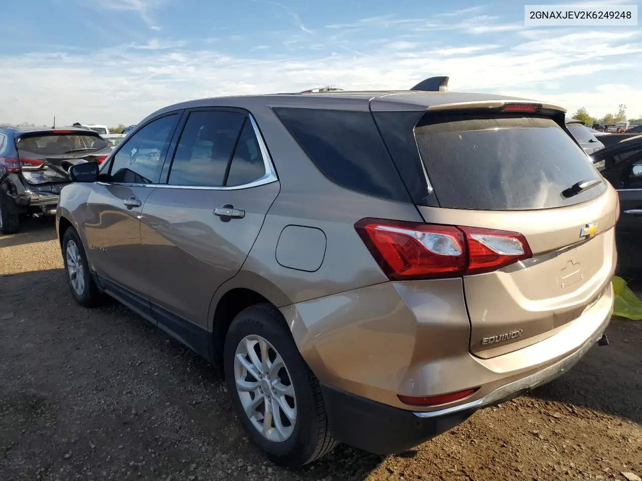2GNAXJEV2K6249248 2019 Chevrolet Equinox Lt