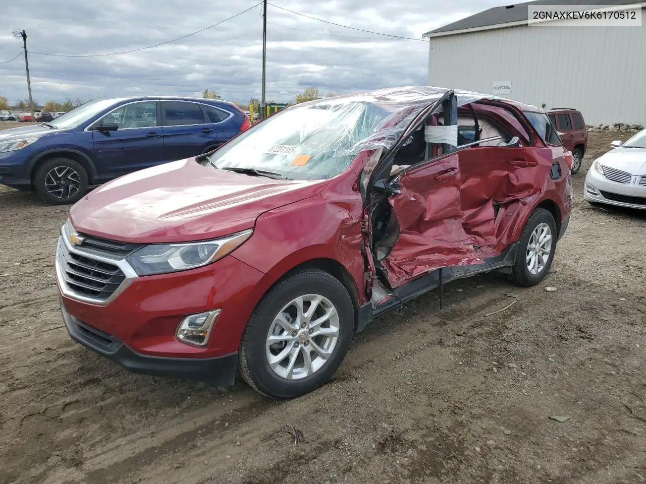 2GNAXKEV6K6170512 2019 Chevrolet Equinox Lt