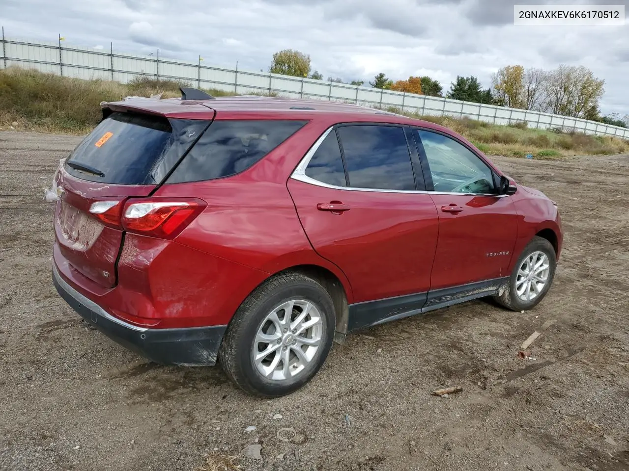 2GNAXKEV6K6170512 2019 Chevrolet Equinox Lt