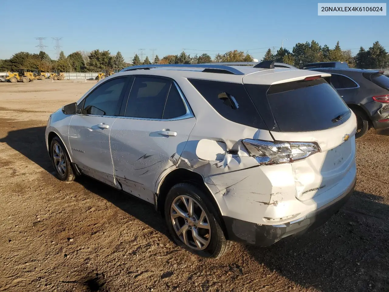 2GNAXLEX4K6106024 2019 Chevrolet Equinox Lt