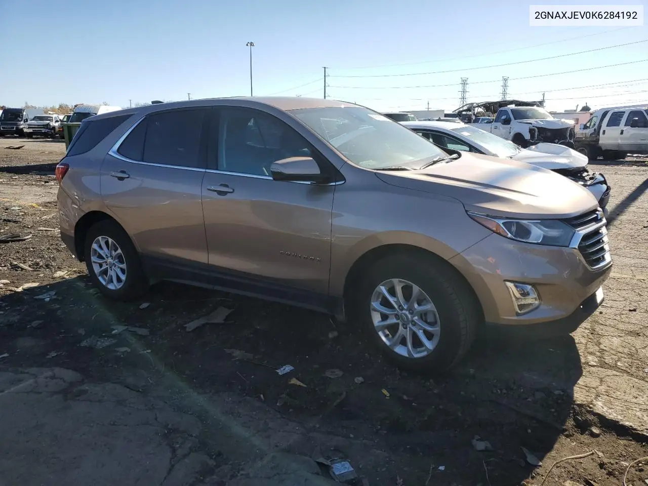 2GNAXJEV0K6284192 2019 Chevrolet Equinox Lt