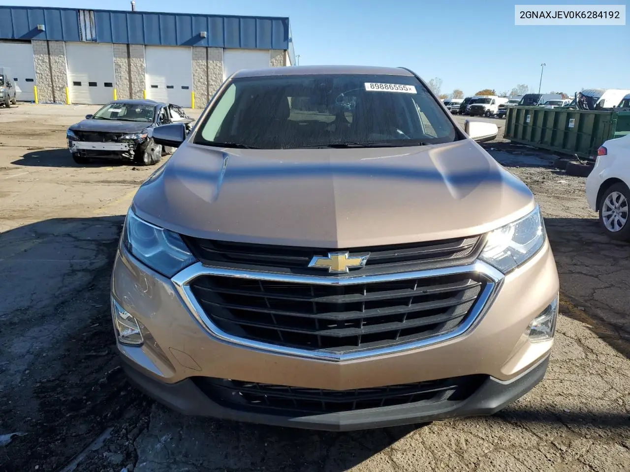 2GNAXJEV0K6284192 2019 Chevrolet Equinox Lt