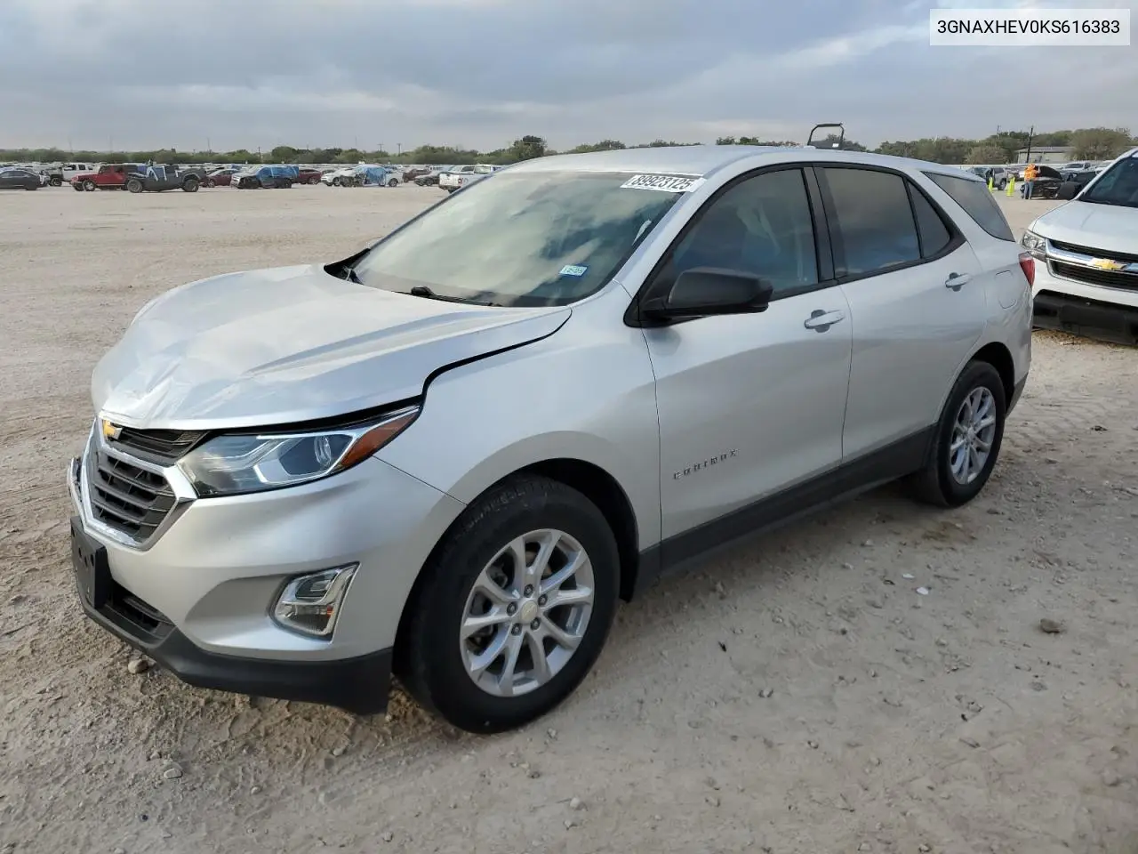 3GNAXHEV0KS616383 2019 Chevrolet Equinox Ls