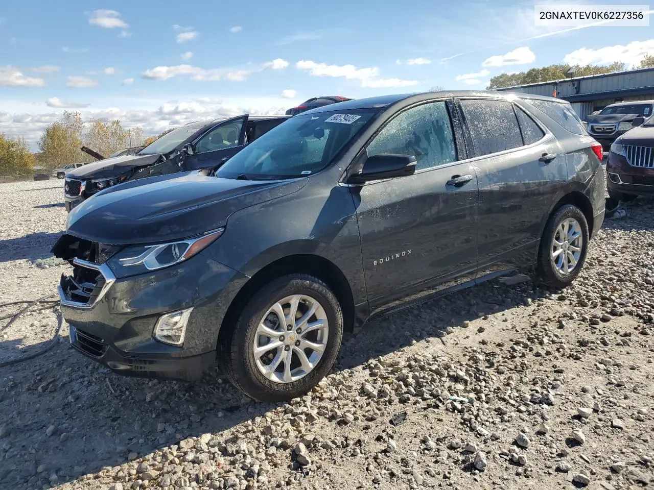 2GNAXTEV0K6227356 2019 Chevrolet Equinox Lt