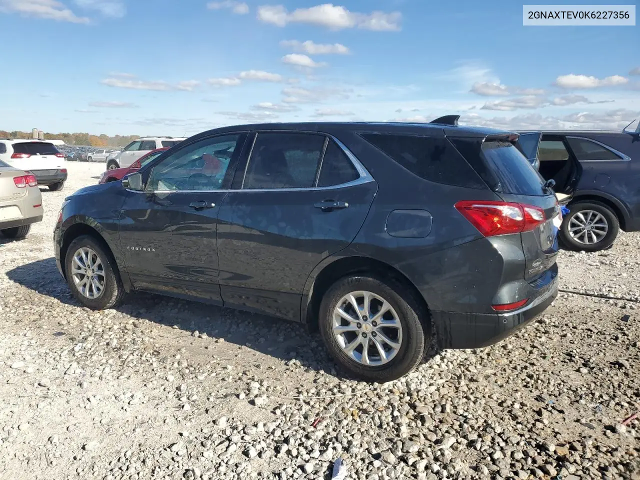 2GNAXTEV0K6227356 2019 Chevrolet Equinox Lt