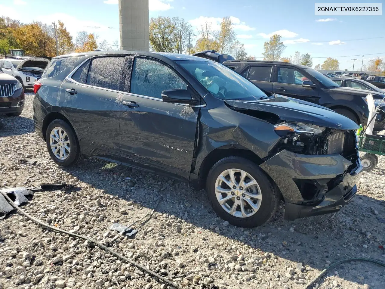 2GNAXTEV0K6227356 2019 Chevrolet Equinox Lt